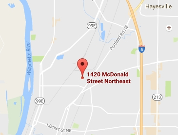 google map of 1420 McDonald St NE